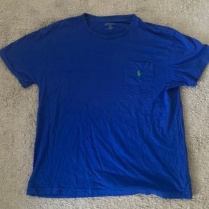 Blue Ralph Lauren Tee (medium)
